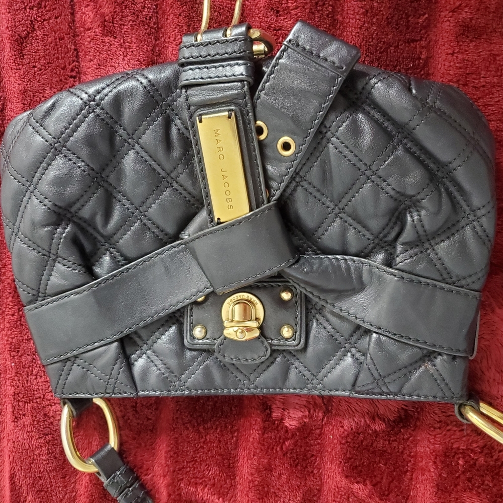 MARC JACOBS QUILTED LEATHER CROSSBODY SHOULDER Bag